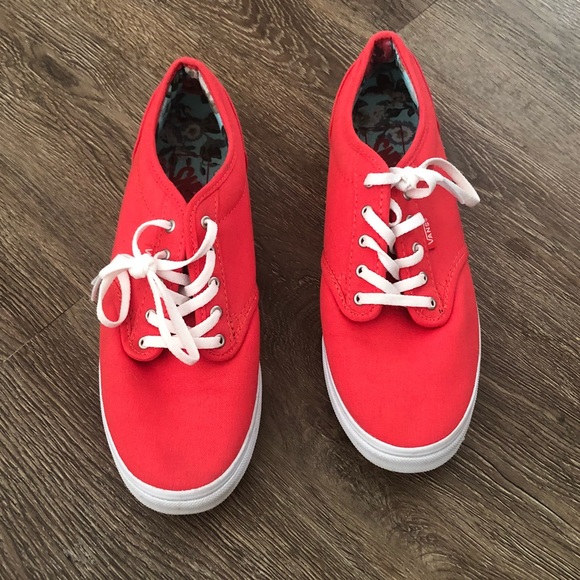 light red vans